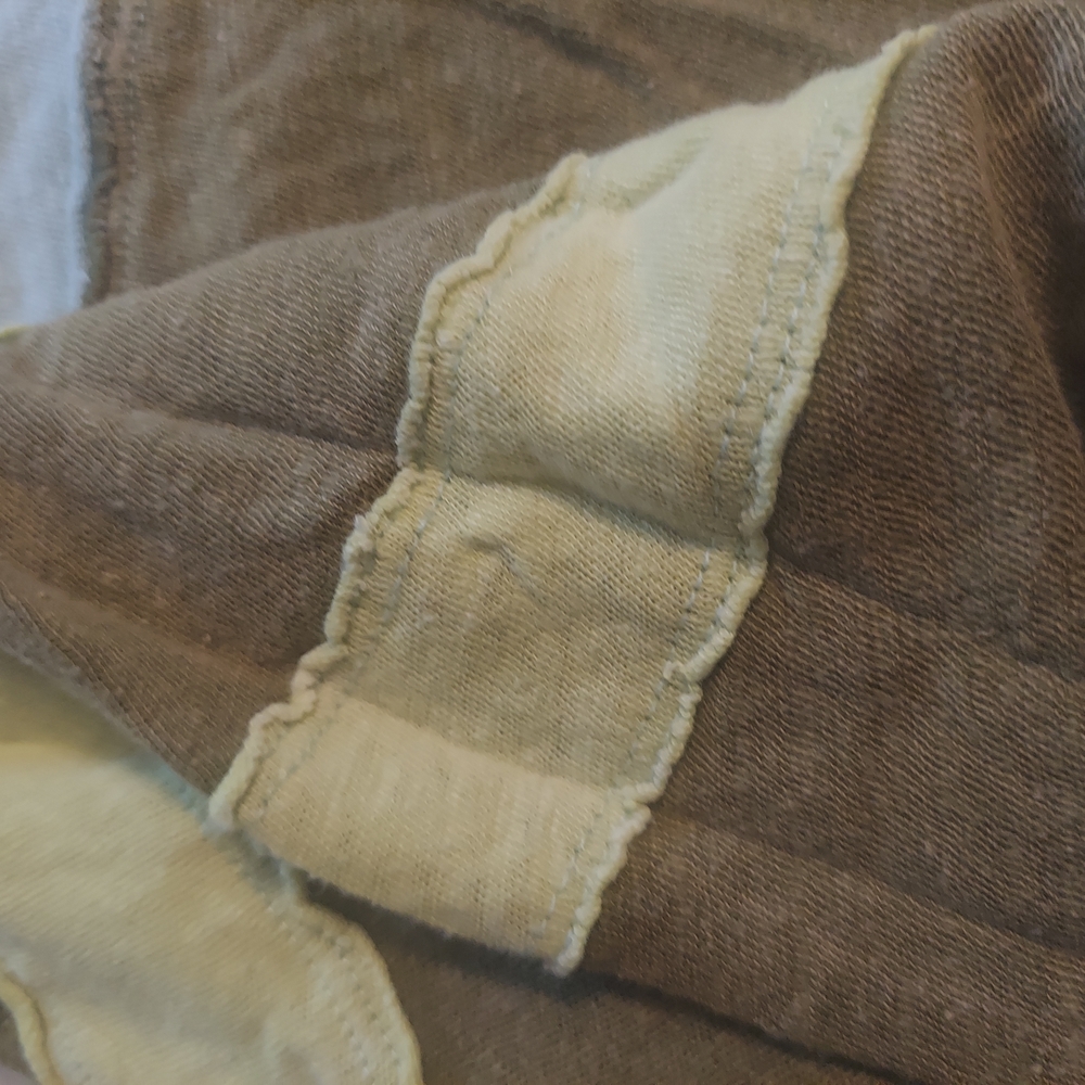 Brown and Cream Textured Fabric